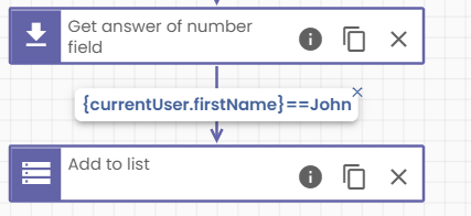 Condition where the current user must be named John.